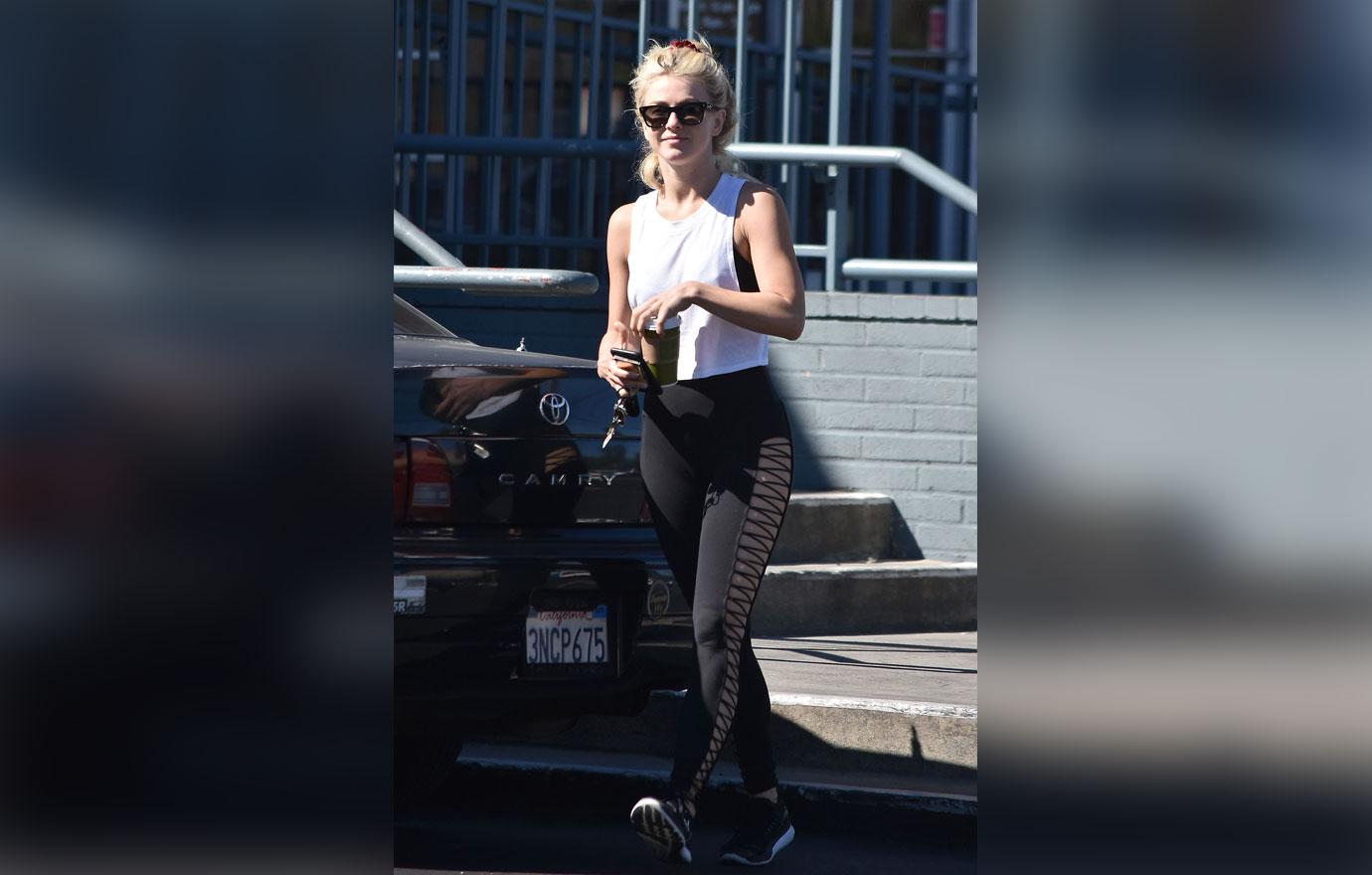 Julianne Hough on a Coffee Run