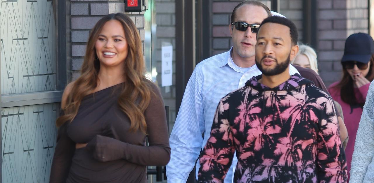 chrissy teigen john legend time together after welcoming baby