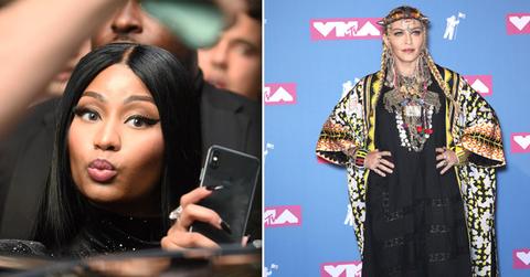 Madonna Nicki Minaj kiss