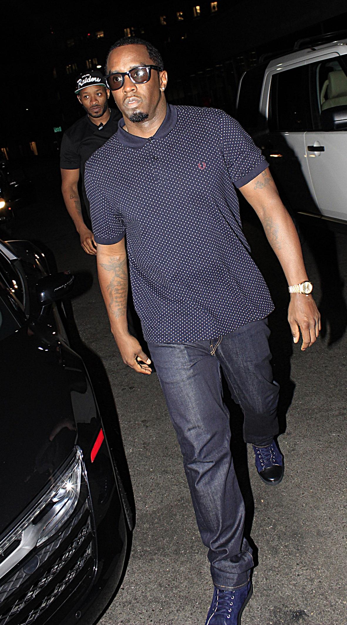 P Diddy comes to party in Beverly Hills