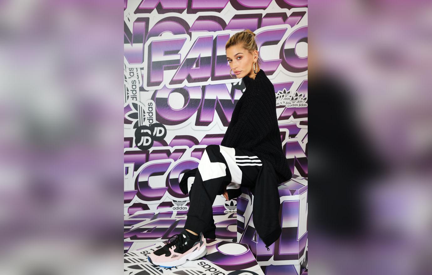 Hailey Baldwin Presents Falcon