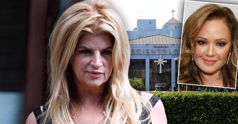 Kirstie Alley With Insets Of Scientology Celebrity Center, Leah Remini; Scientology Savior? 5 Times Kirstie Alley Has Defended The Controversial Church