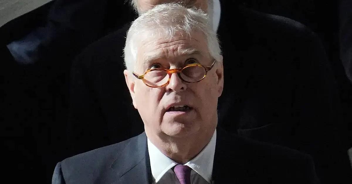 image of Ex-Prince Andrew was stripped of his titles this year. 