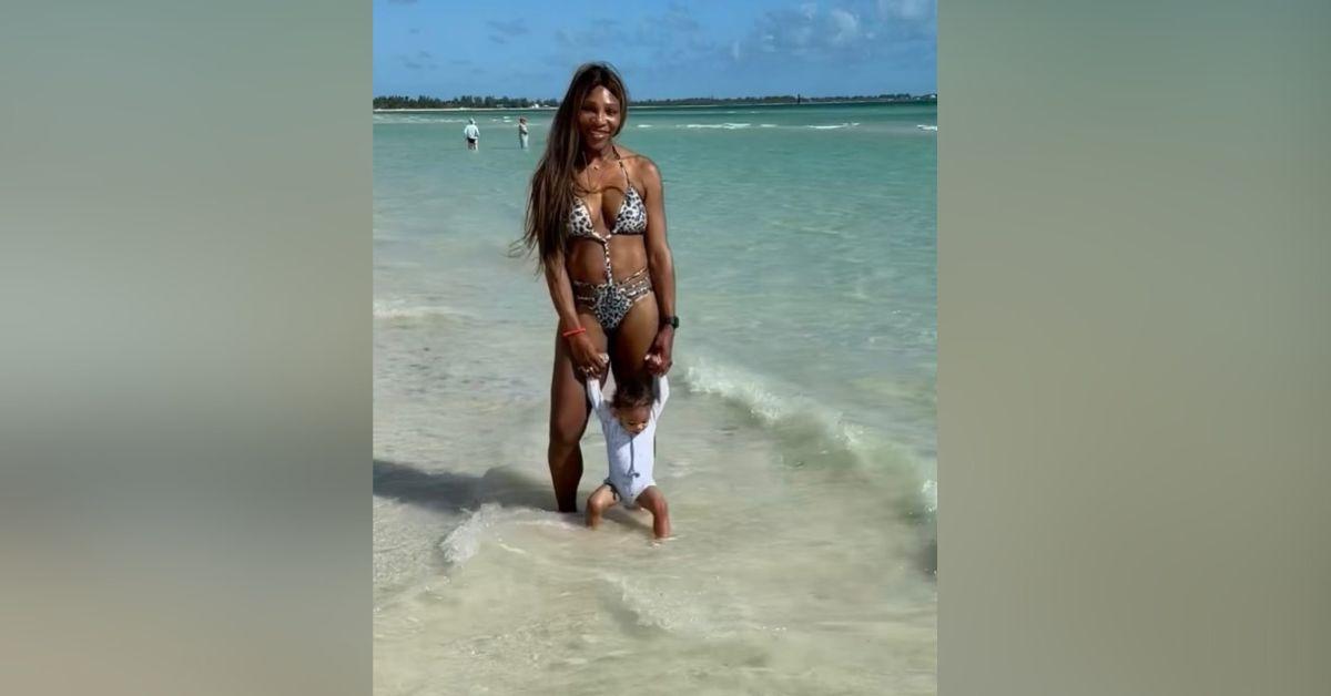 serena williams bikini mini me adira photos