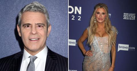 Composite photo of Andy Cohen and Brandi Glanville.