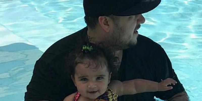 Rob kardashian daughter calls dada sweet video hero