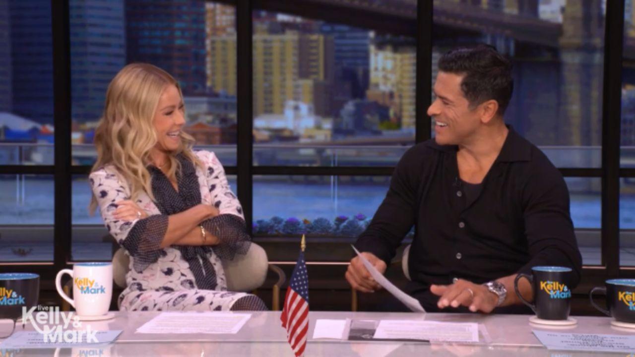Image of Mark Consuelos said his wife is 'not great' at parallel parking.