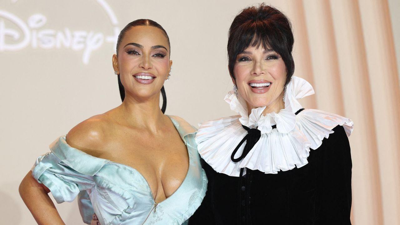 Image of Kim Kardashian and Kris Jenner