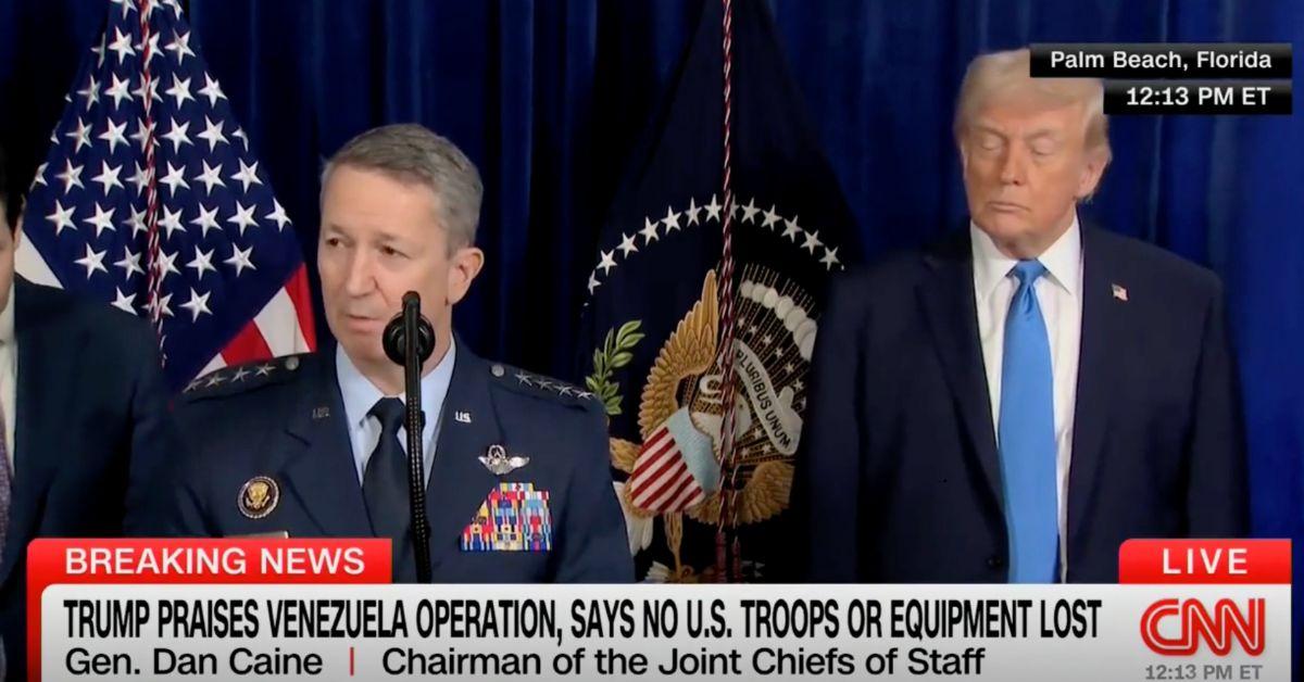 Photo of Donald Trump and Dan Caine