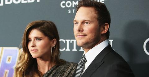 katherine schwarzenegger chris pratt avengers premiere