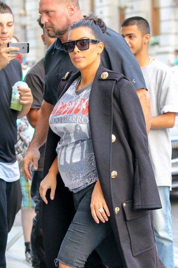 Kim kardashian pregnancy weight