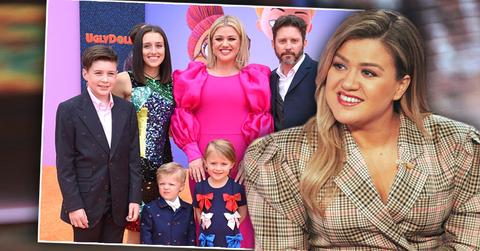Kelly Clarkson, Inset Of Family, Kelly Clarkson Protecting Brandon Blackstock In Divorce Despite His ‘Greedy Money Grab’