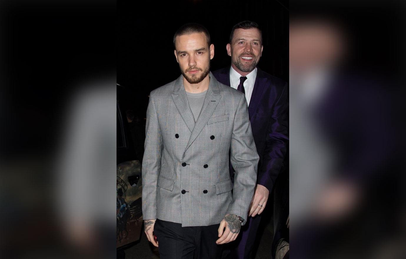 Liam Payne exits the Vogue X BAFTA party alone