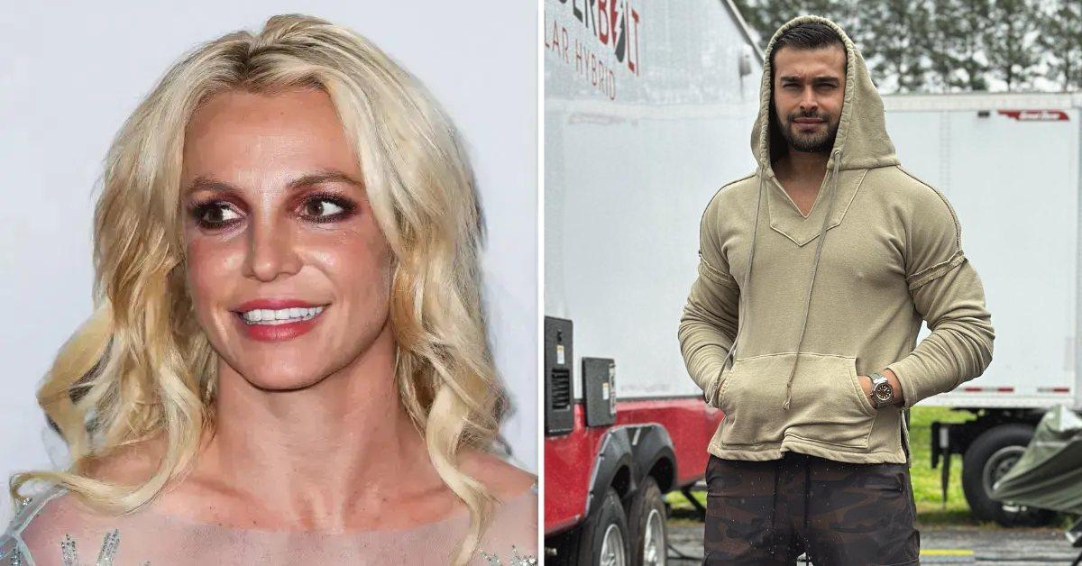 Composite photo of Britney Spears and Sam Asghari