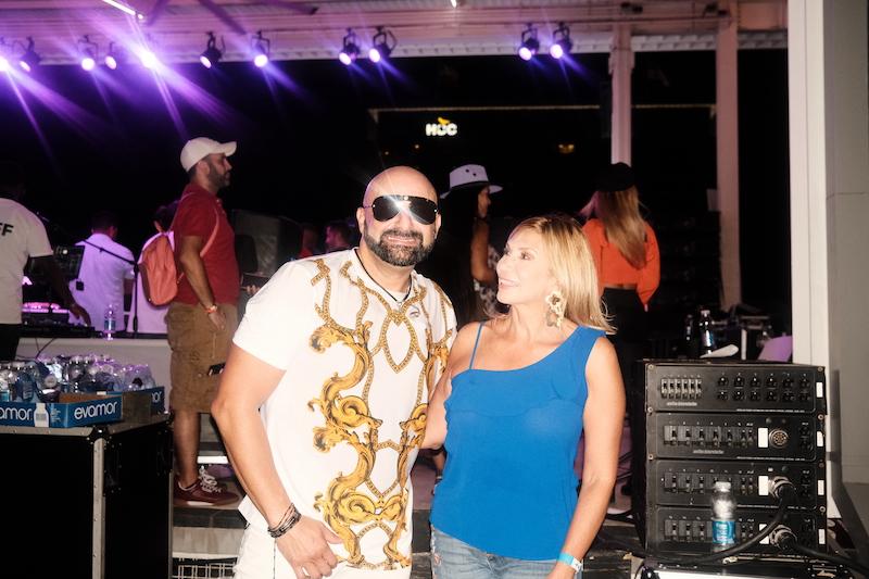 rudy rincon and doray castillo at el festival de la salsa presented by buchanans scotch whisky tequila don julio crown royal