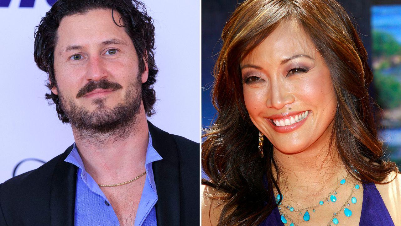 Image of  Val Chmerkovskiy and Carrie Ann Inaba