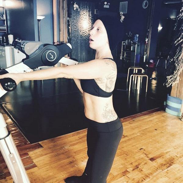 Lady gaga wedding workout