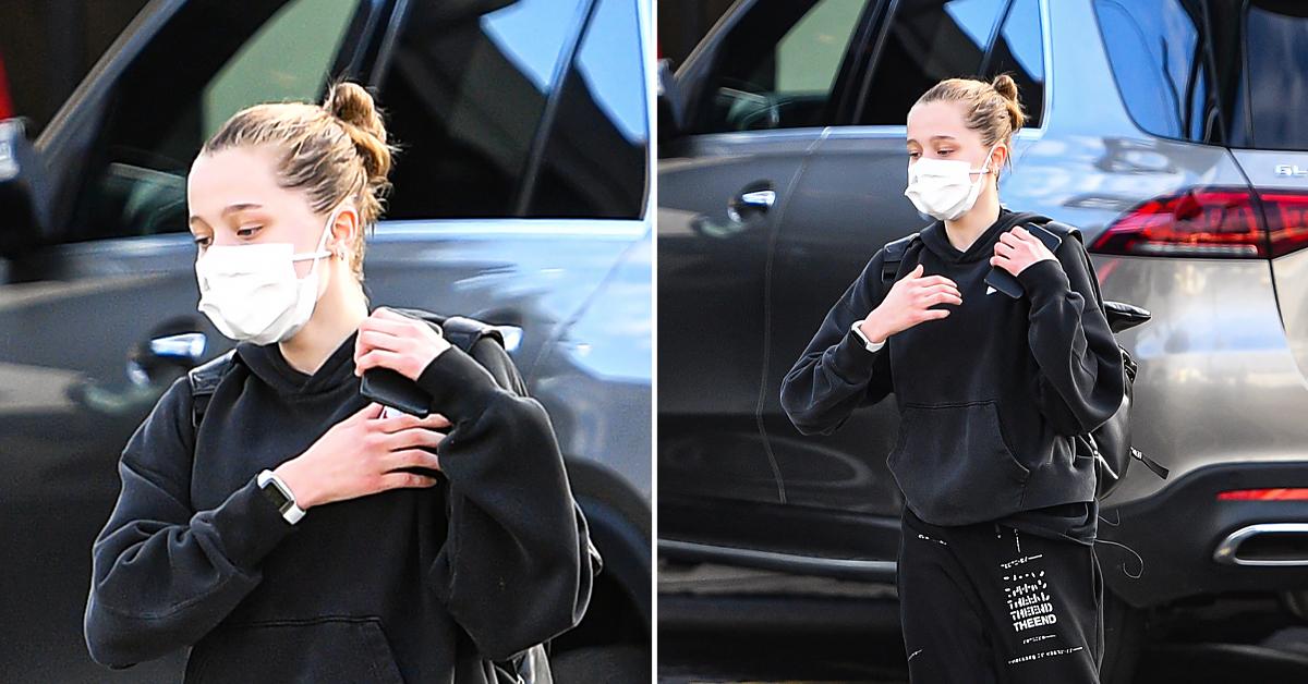 vivienne jolie pitt seen outside dance class la pics ok