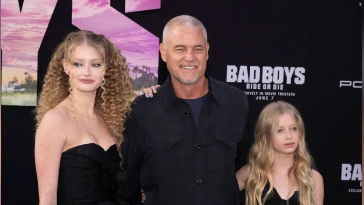 image of Eric dane and daughters 
