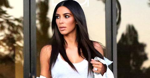 Kim Kardashian has a Sporty Look at the studio