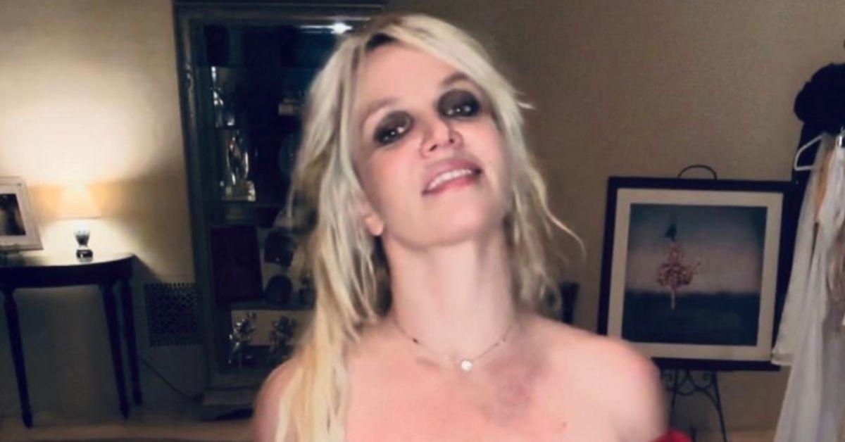 Britney Spears suffers epic wardrobe malfunction as her BOOB falls