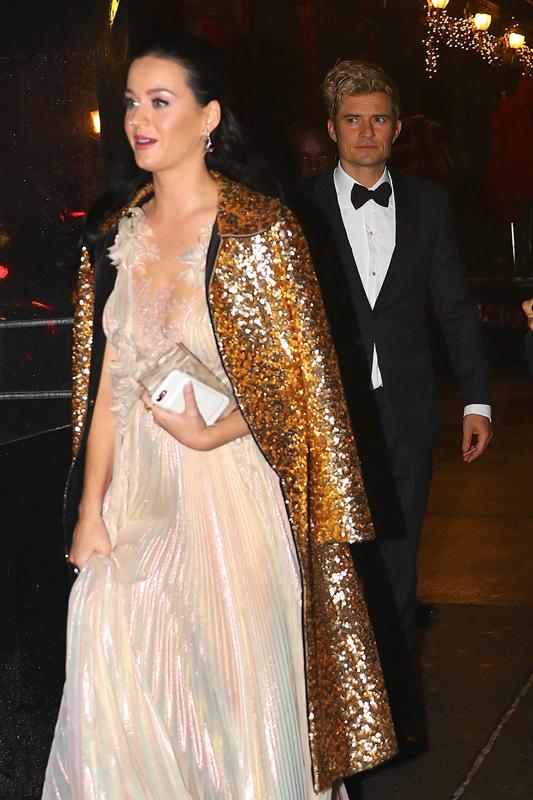 *EXCLUSIVE* Katy Perry and Orlando Bloom keep the night going at Soho House