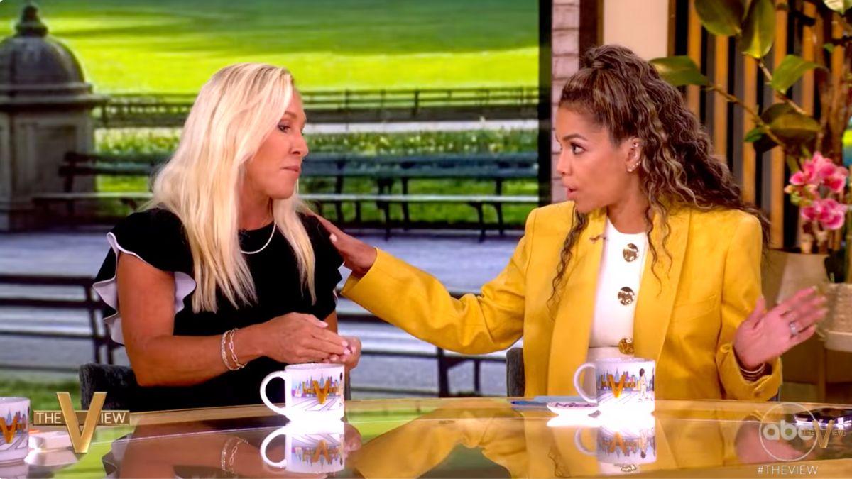 Photo of Sunny Hostin shamed the former Congresswoman for what she said in her since-deleted post.