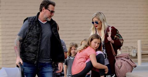 Tori Spelling Dean McDermott family dinner
