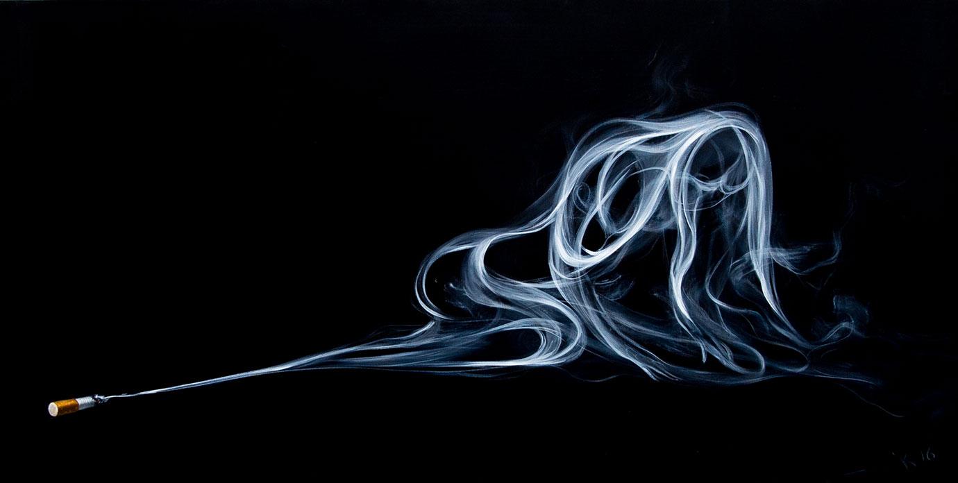 Mher Khachatryan Artist Smoke Dangers Paintings