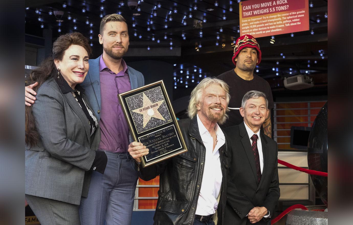 Richard Branson Gets Hollywood Walk of Fame Star