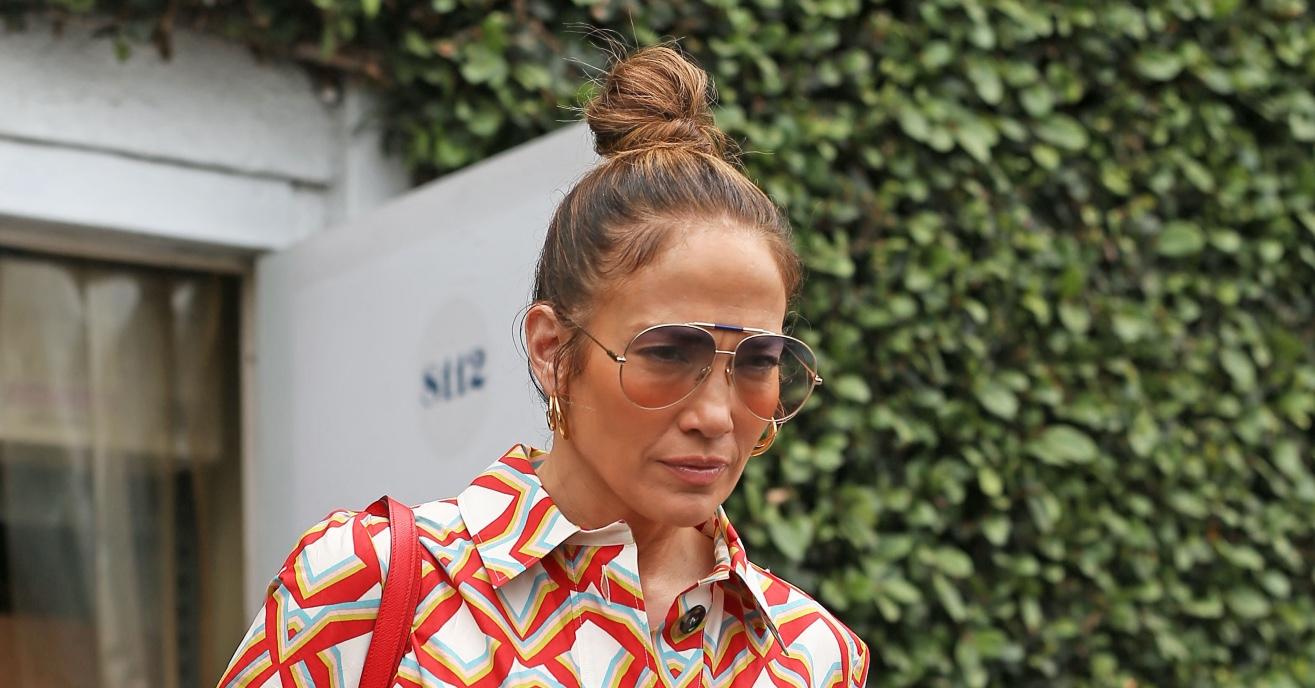 Jennifer Lopez Steps Out With Twins Max and Emme In L.A. Photos