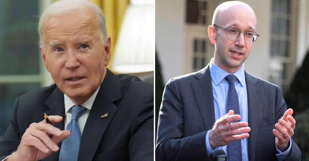photo of Joe Biden and Ian Sams