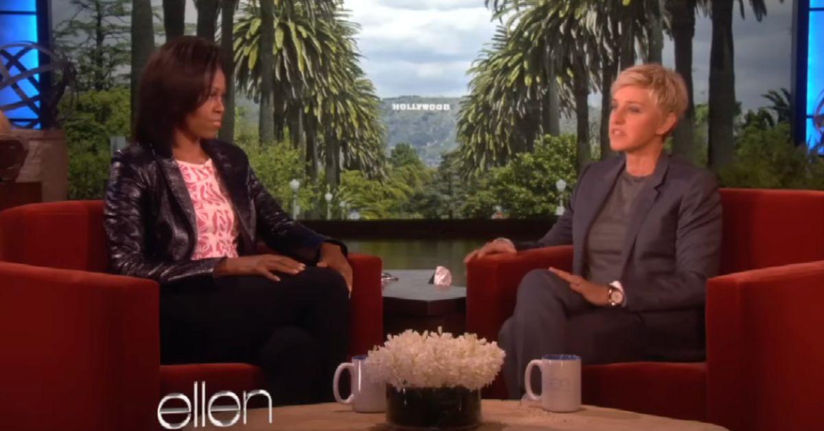 michelle obama ellen degeneres podcast moment