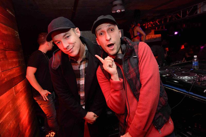 Diplo and DJ Vice Attend TAO Park City Presented By Tequila Don Julio