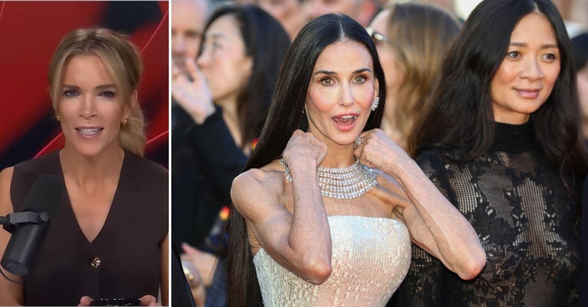 split of Megyn Kelly, Demi Moore. 