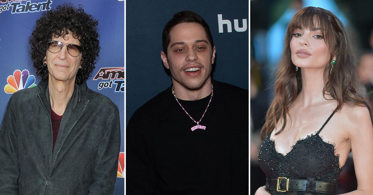 howard stern thinks pete davidson should date emily ratajkowski pp