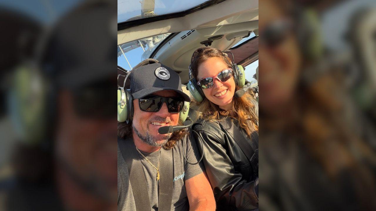 image of Jeremy shared photos of the pair spending time together on a swamp.
