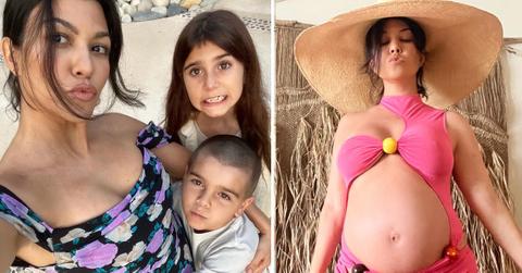 kourntey kardashian kids thrilled about baby pp