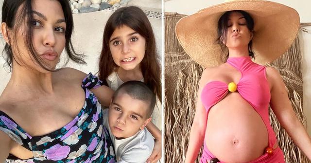 kourntey kardashian kids thrilled about baby pp