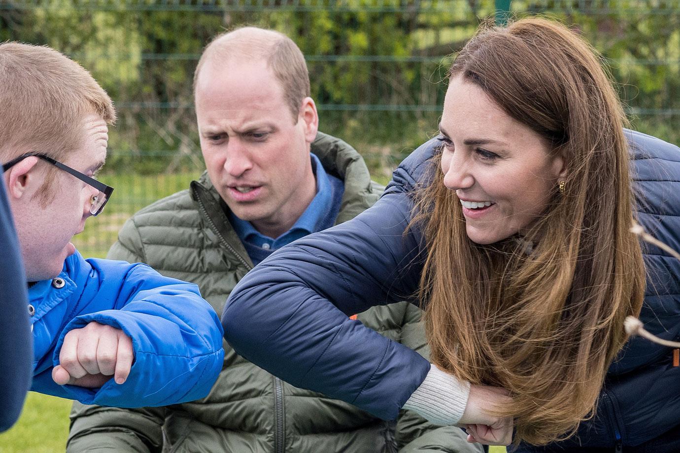 prince william and duchess catherine meet people at charity event