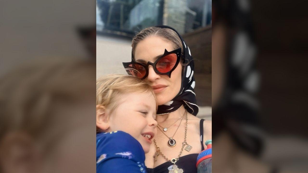 Photo of Kelly Osbourne has a son with her ex.