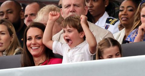 prince william kate middleton prince louis jubilee behavior