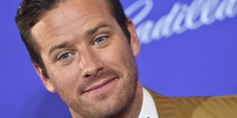 Armie Hammer strikes a pose at the Palm Springs International Film Festival