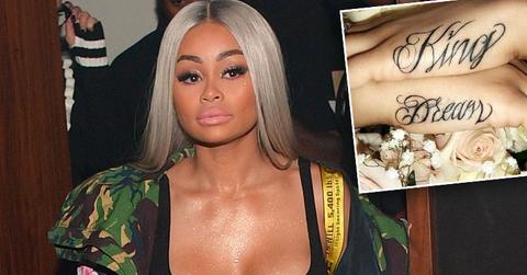 Blac Chyna New Tattoo Kids Names Removes Future Tattoo