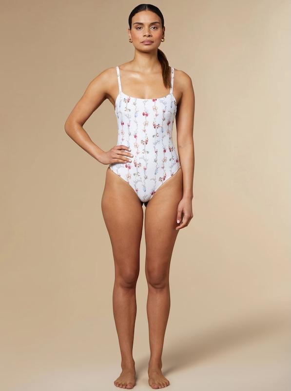 kayll white minimal swimsuit