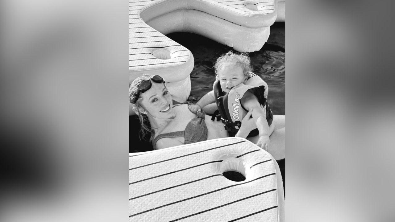 image of Tiffany Trump smiled with her baby boy.