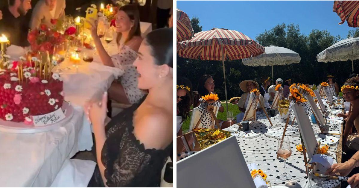 image of Kendall Jenner hosted her sister's party.
