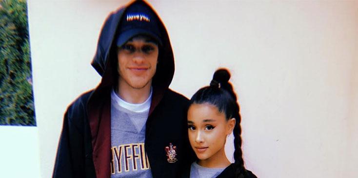 Ariana grande pete davidson engaged take trip to disneyland video