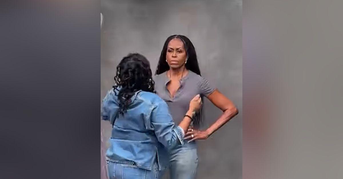 image of Michelle Obama shared behind-the-scenes photos from a new shoot.