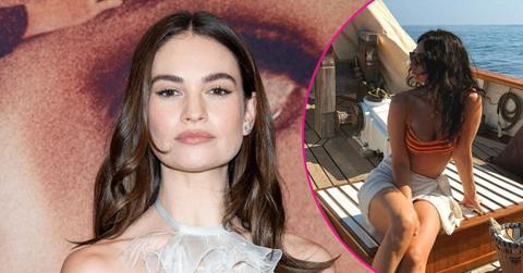 Photos of Lily James.